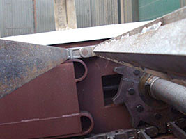 Chain scraper, detail
