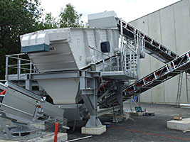 Screening plant, detail